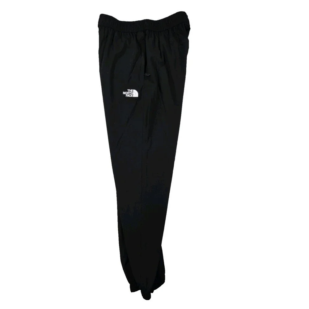 Mens The North Face Jogger Track Pants Black Elastic Waist Zip Pocket 27x28